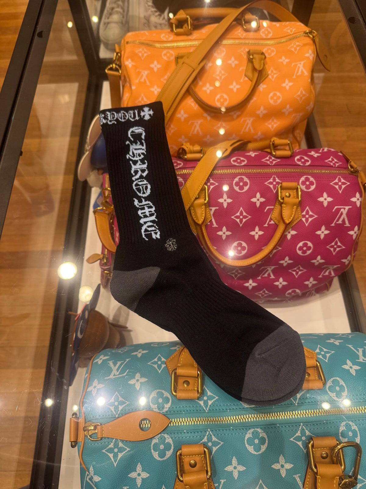 Chrome Hearts Socks - Black/Blue (S)