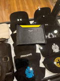Celine Grained Leather Card Holder - Black