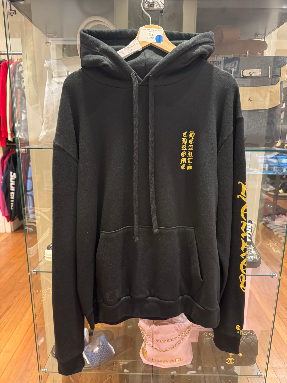 Chrome Hearts 1998 Glitter Bomb Hoodie - Black