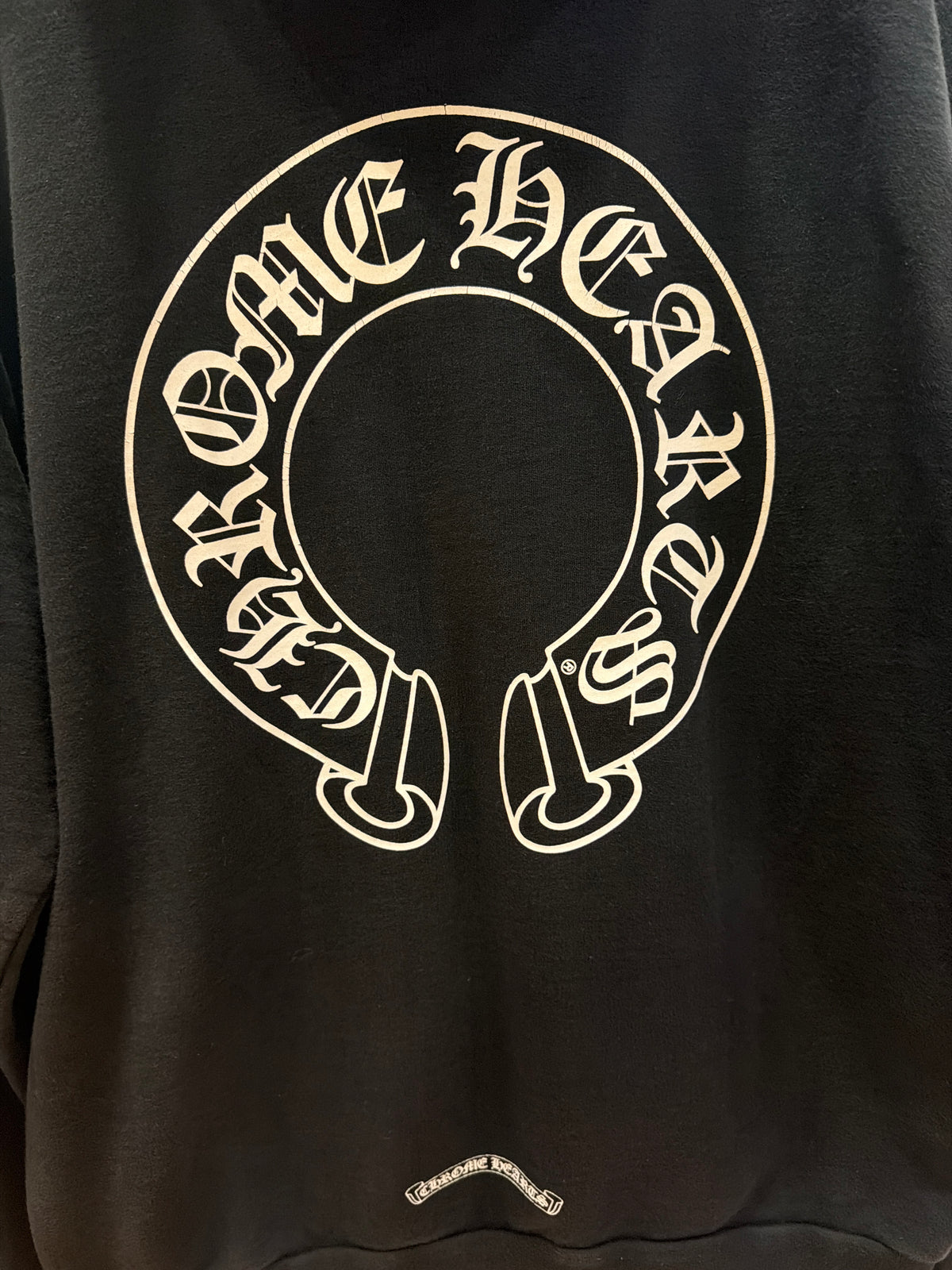 Chrome Hearts Horseshoe Floral Sleeve Hoodie