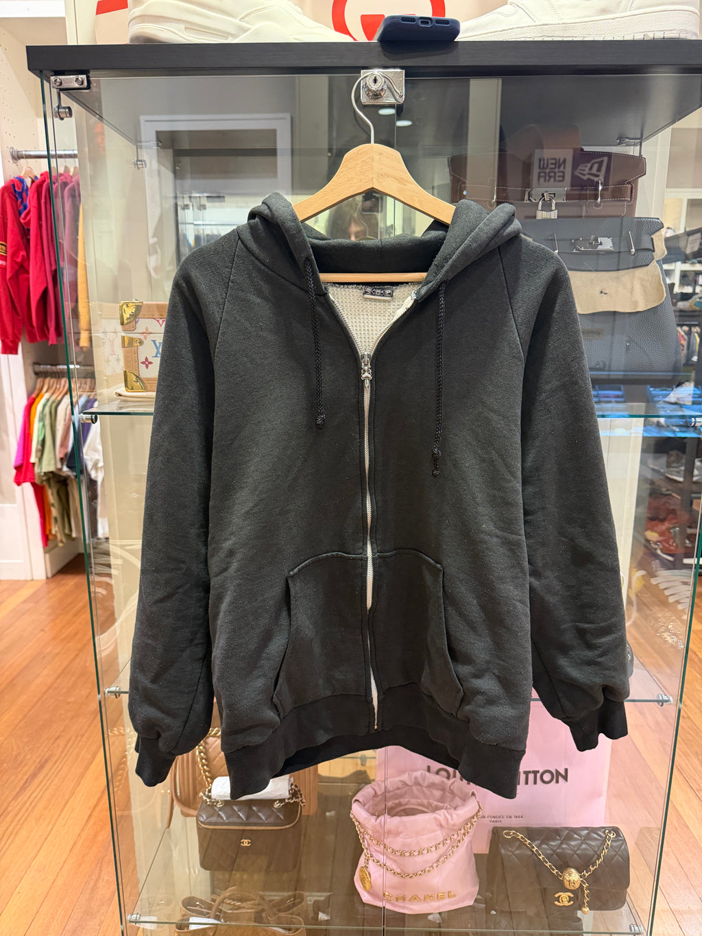 Chrome Hearts Vintage Thermal Lined Horseshoe Zip Up