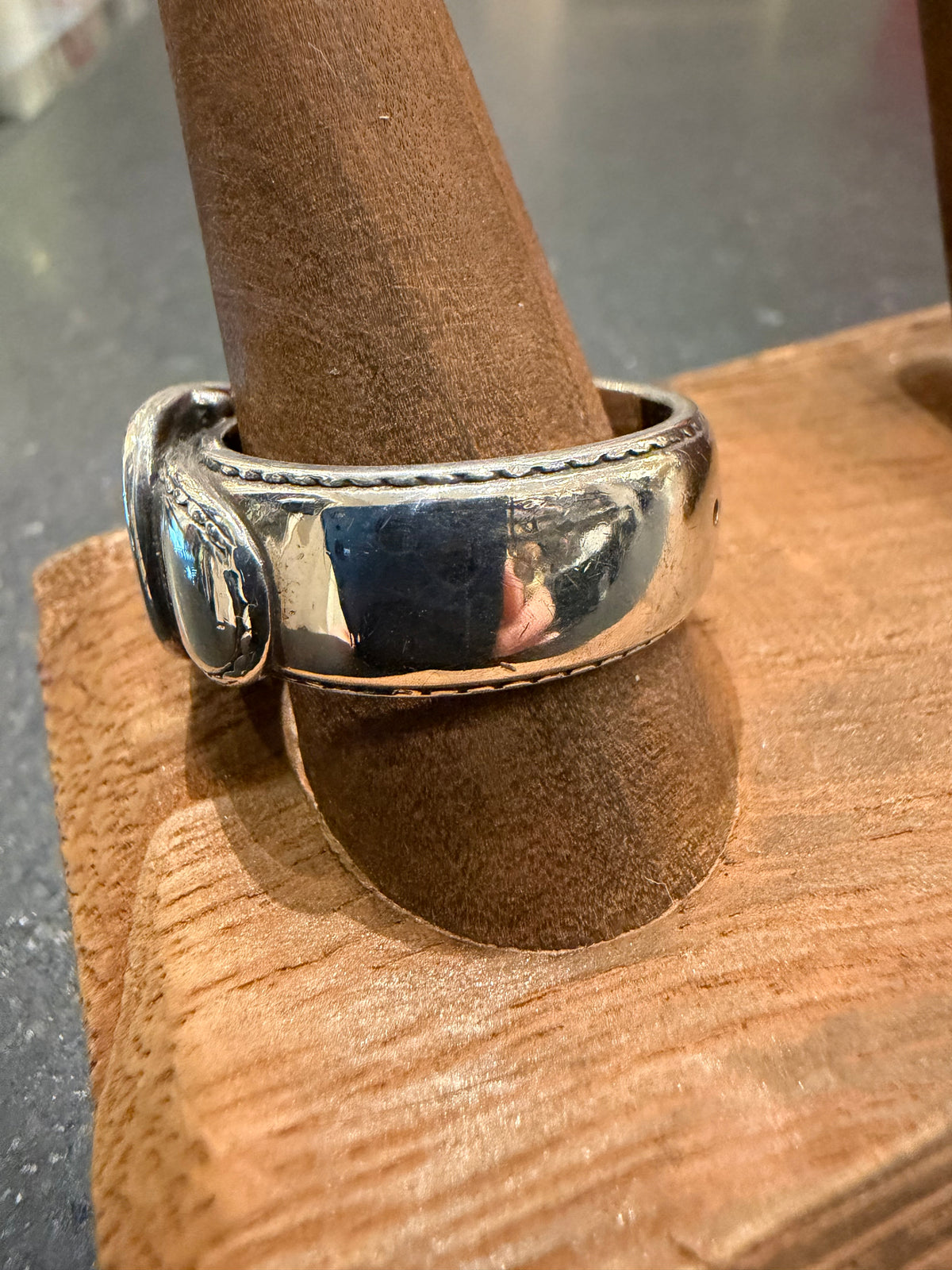 Chrome Hearts Large Gunslinger Belt Ring Silver - Size 12