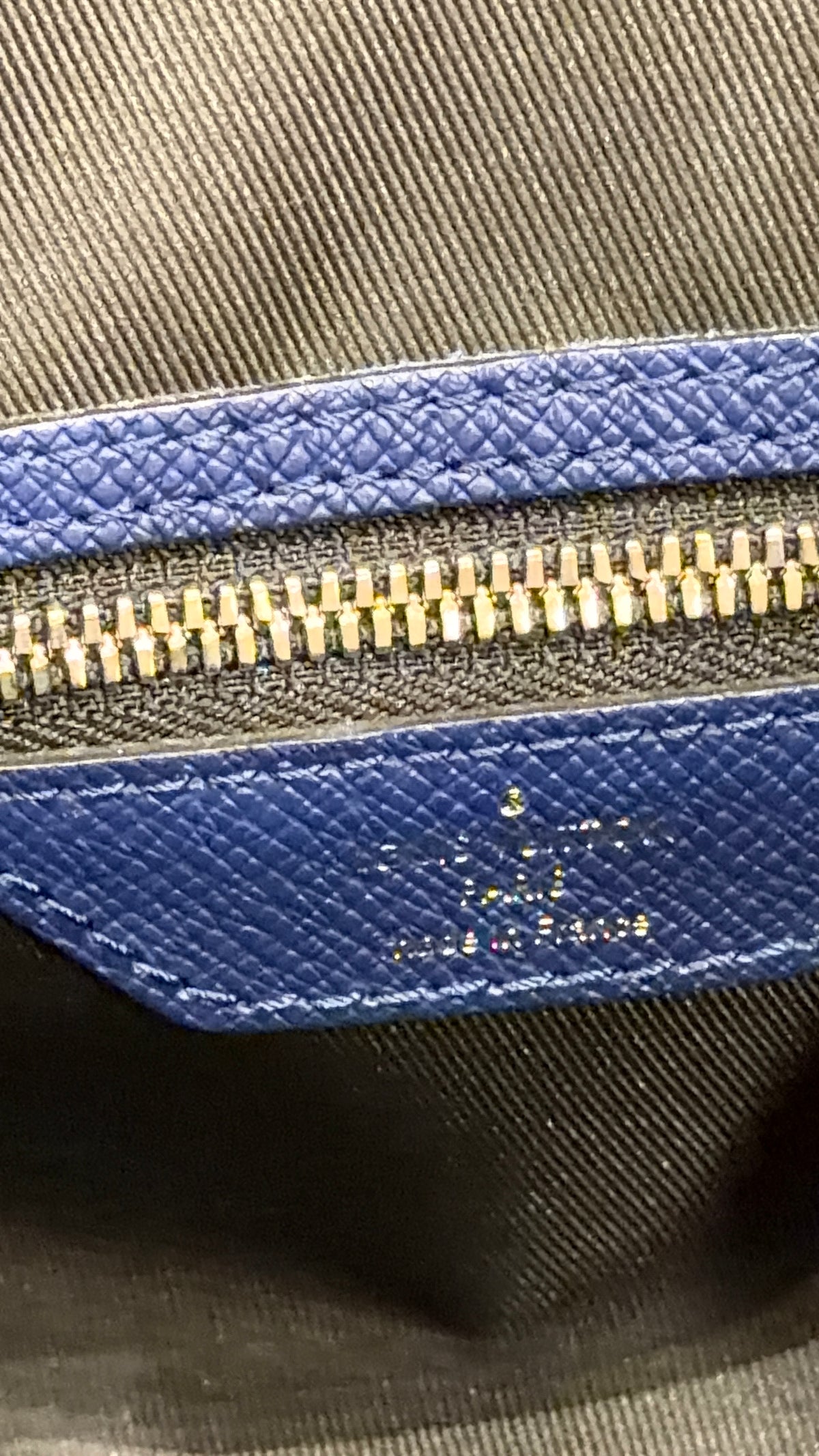 Louis Vuitton Keepall Bandoulière 45 Blue Duffle Bag