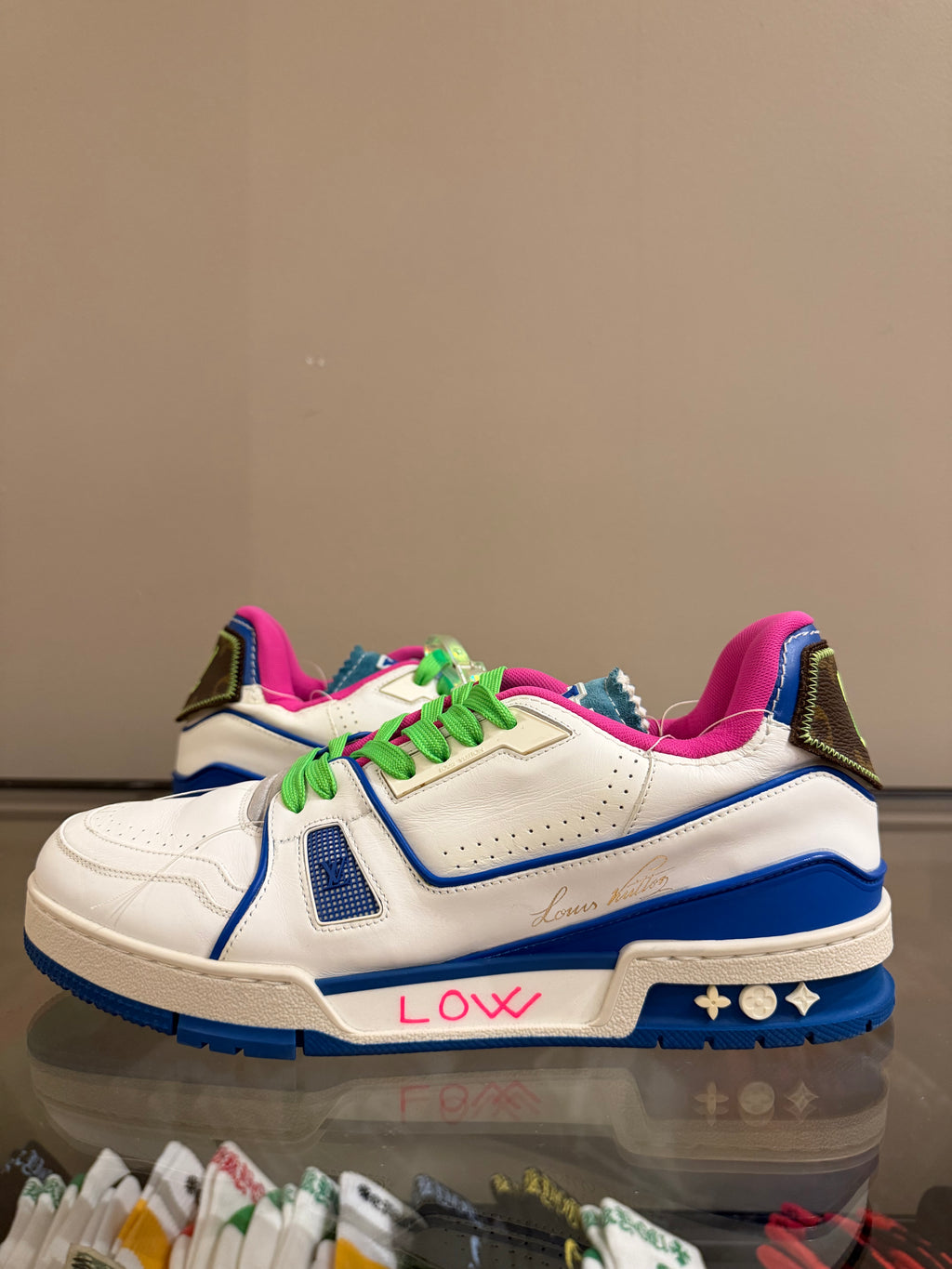 Louis Vuitton LV Trainer-Neon Blue 'Soho Exclusive'
