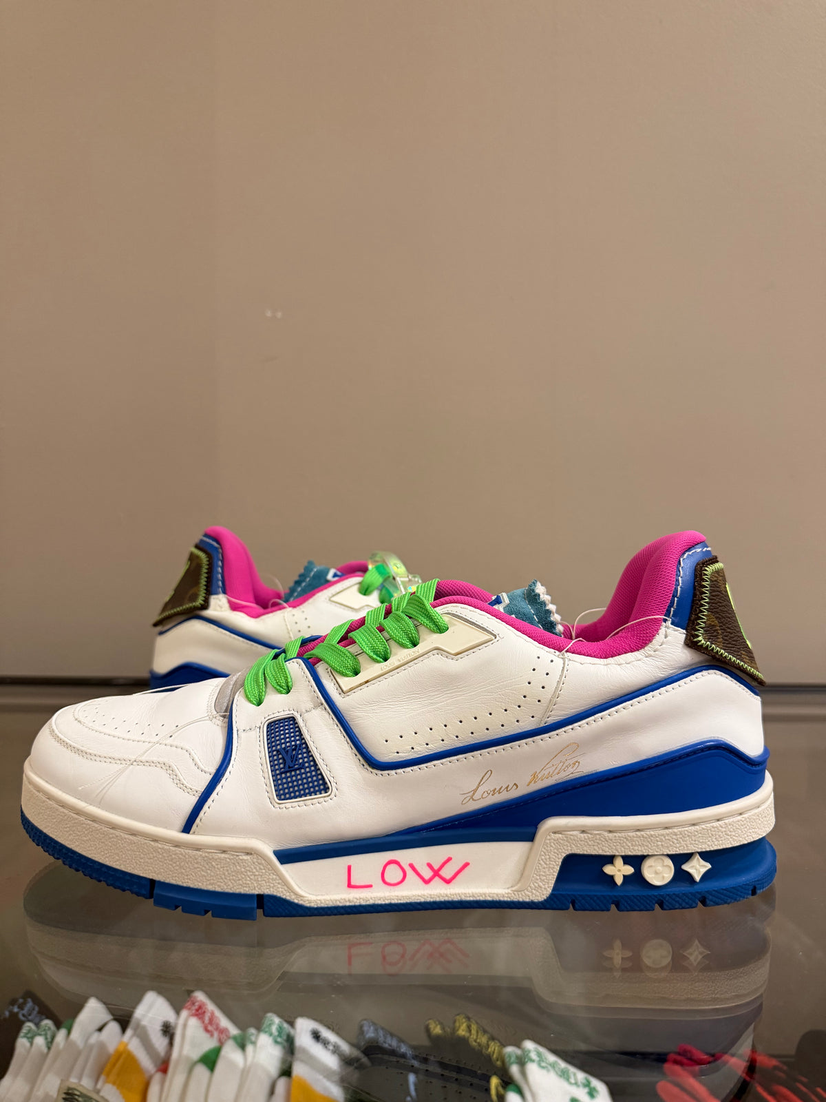Louis Vuitton LV Trainer-Neon Blue 'Soho Exclusive'