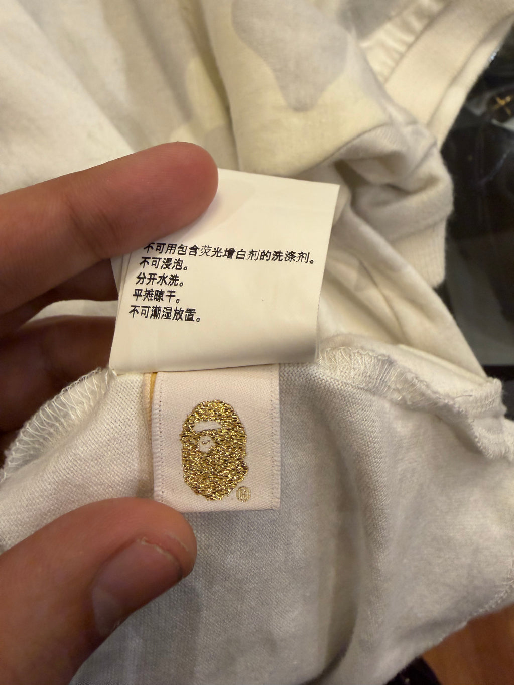 Bape Sharkface Polo - White