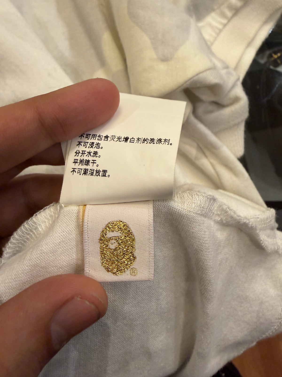 Bape Sharkface Polo - White