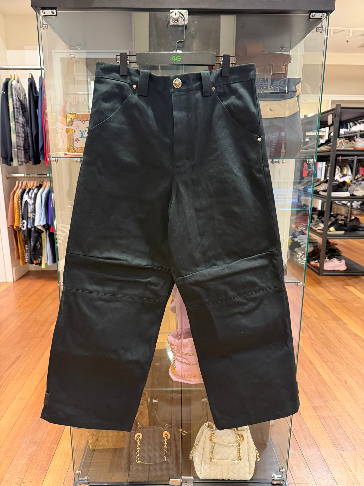 Chrome Hearts Street Sweeper Denim Jeans - Black