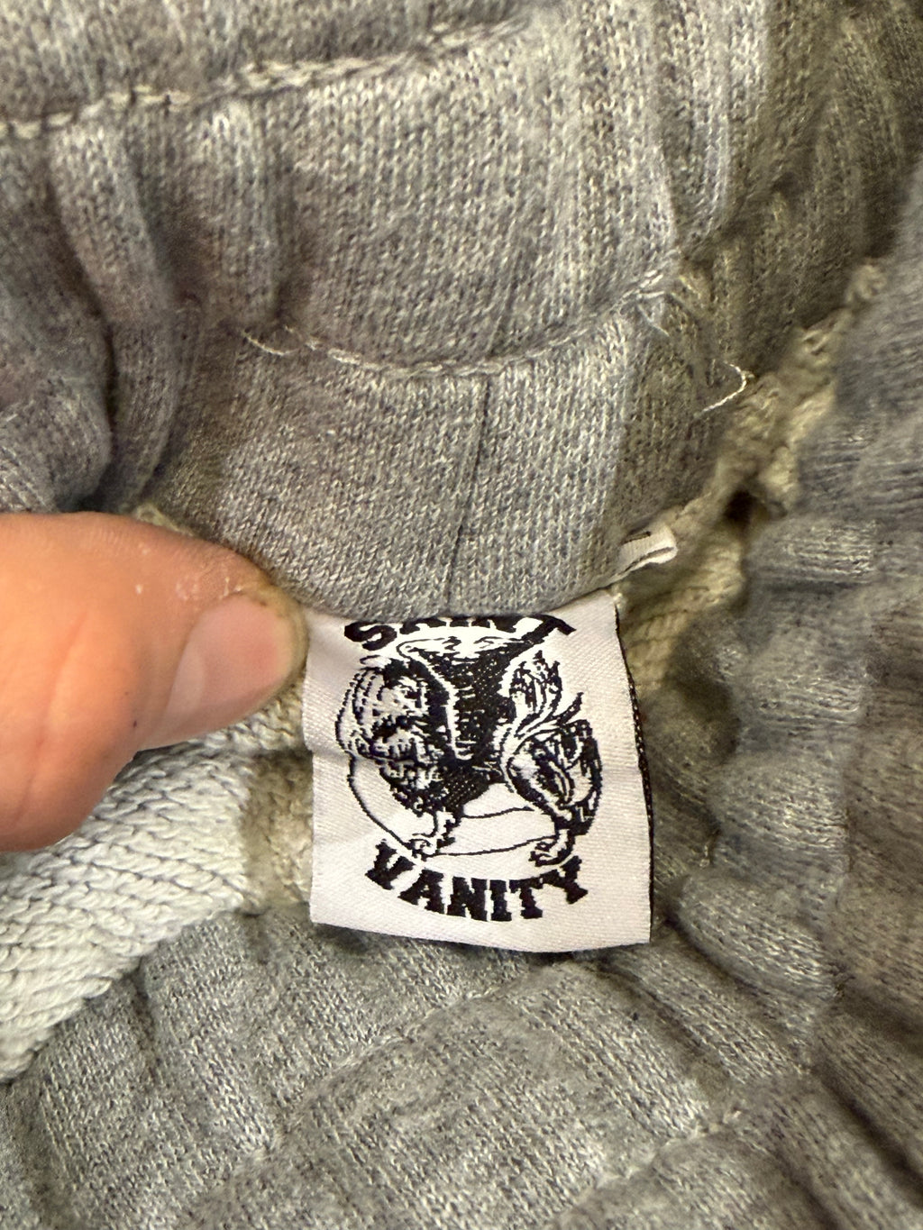 Saint Vanity ‘Gators’ Distressed Long Shorts