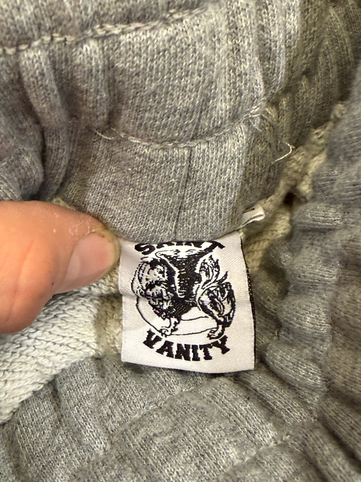 Saint Vanity ‘Gators’ Distressed Long Shorts