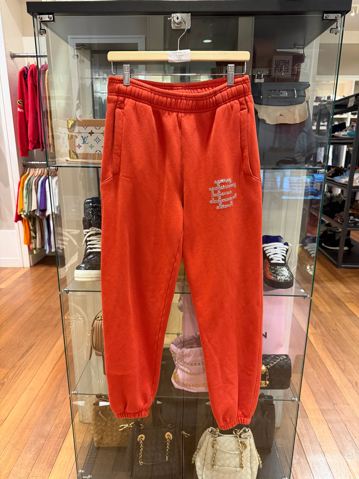 Eric Emanuel Rhinestone Crystal Sweats
