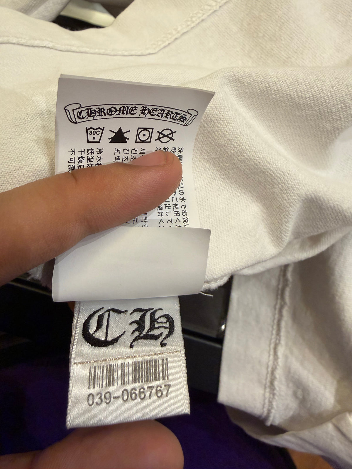 Chrome Hearts Y Not Embroidered LS Shirt - White