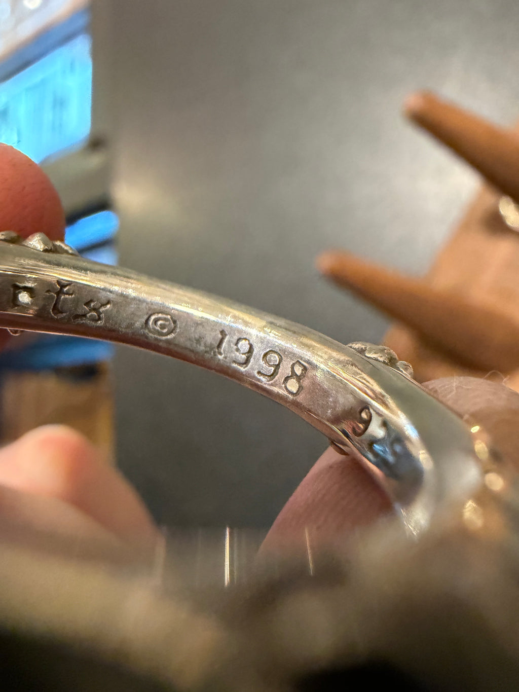Chrome Hearts SBT Vine Ring Silver - Size 12
