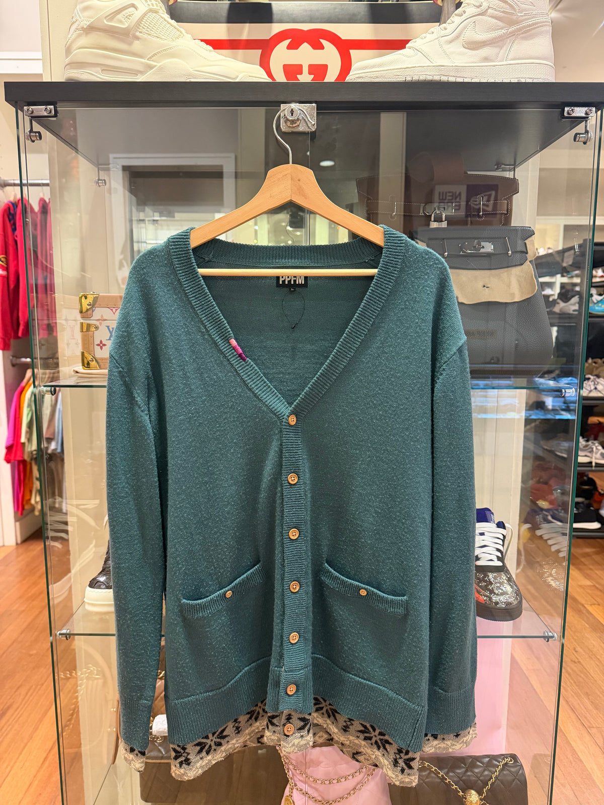 PPFM Knit V Neck Sweater