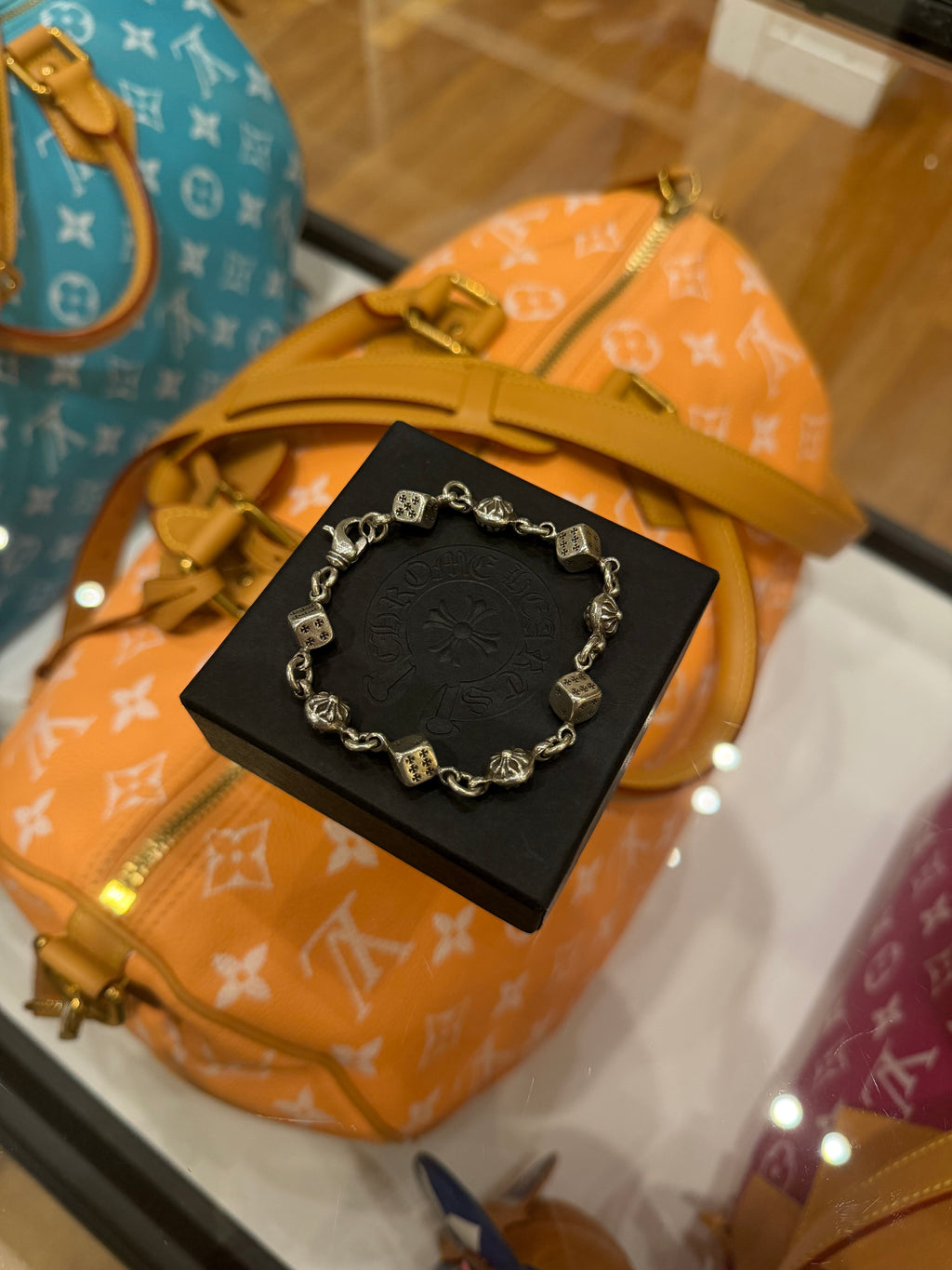 Chrome Hearts Dice Ball Bracelet - Silver