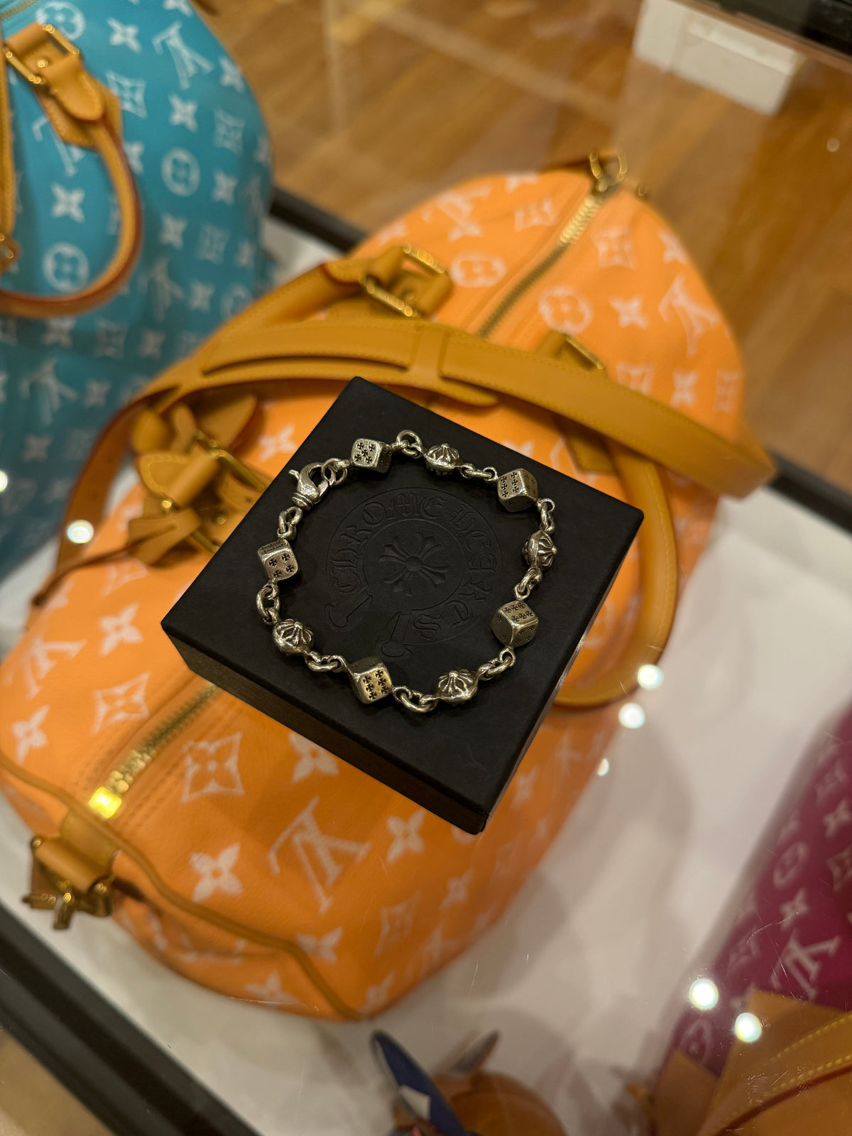 Chrome Hearts Dice Ball Bracelet - Silver