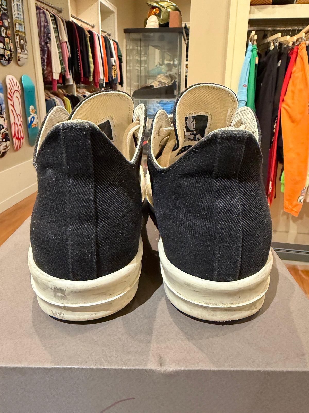 Rick Owens Ramone Low - Canvas Black