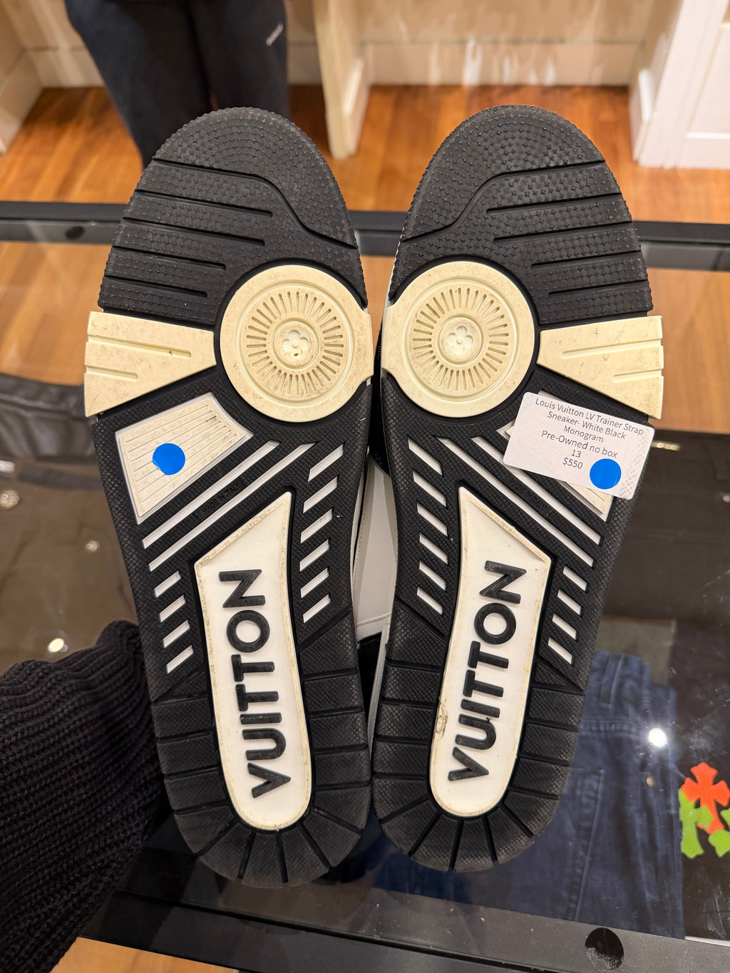 Louis Vuitton LV Trainer Strap Sneaker - White Black