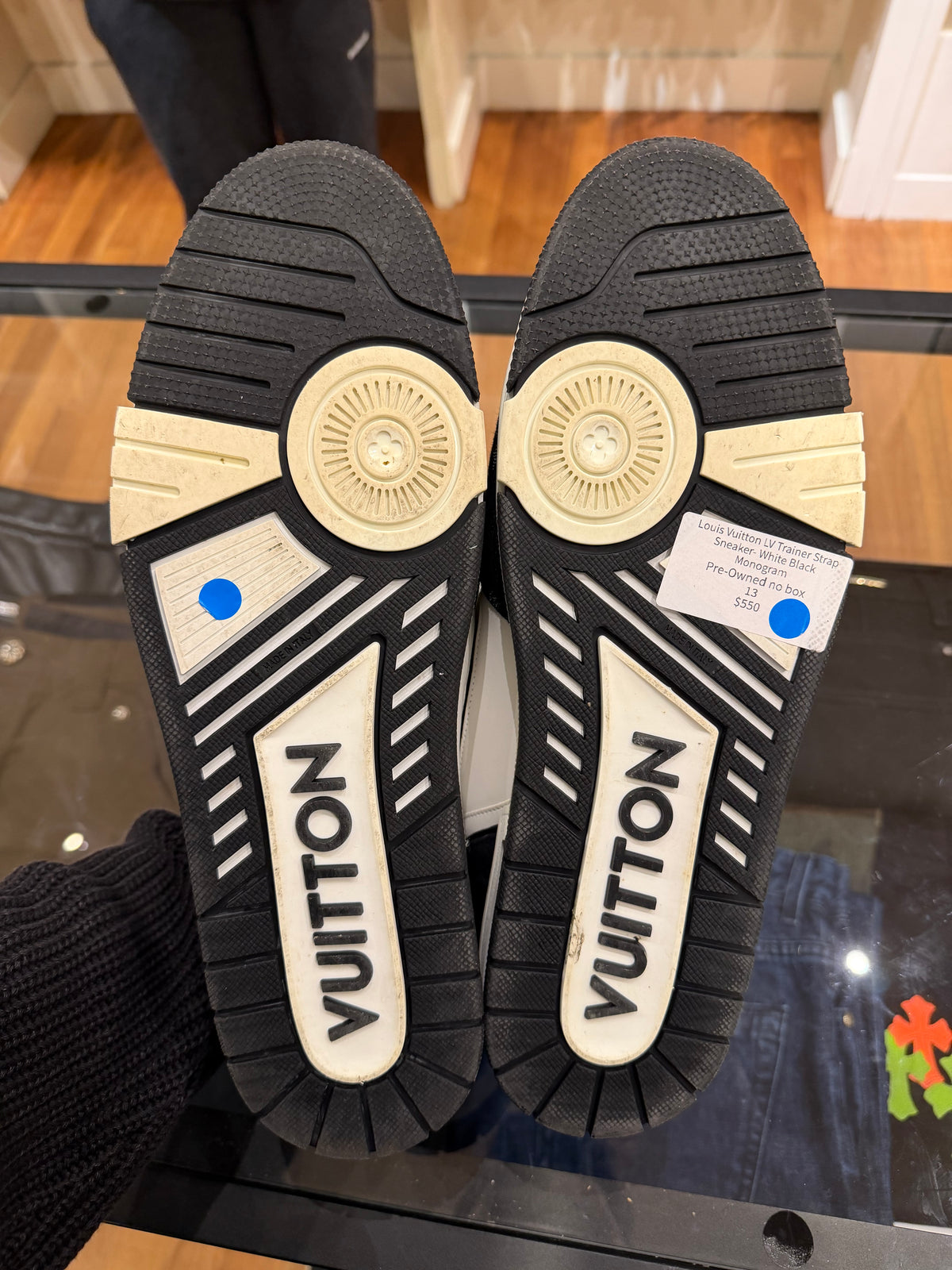 Louis Vuitton LV Trainer Strap Sneaker - White Black
