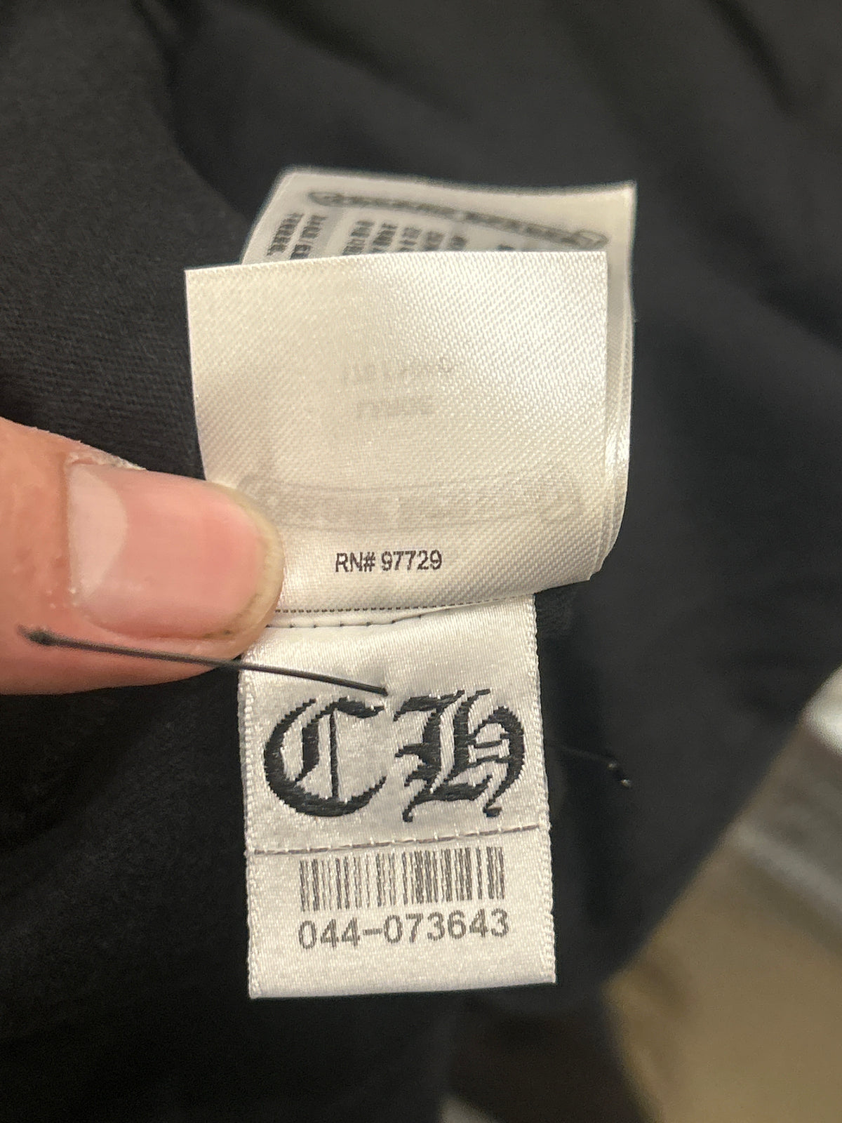 Chrome Hearts Neck Logo Pocket Tee - Black/Olive