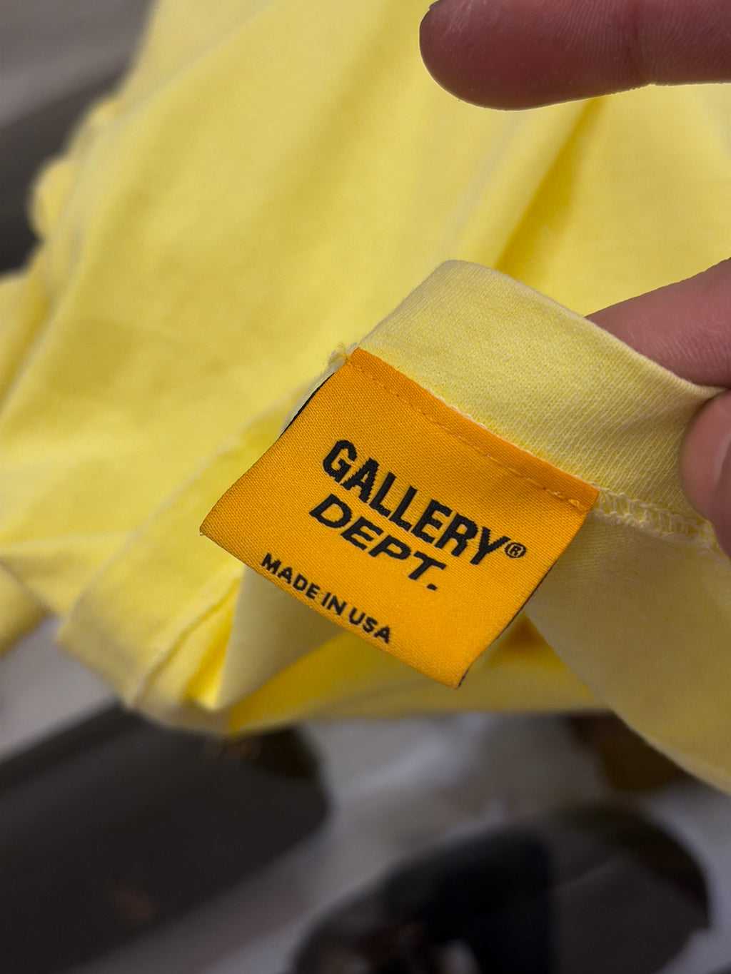 Gallery x Asics Tee - Yellow