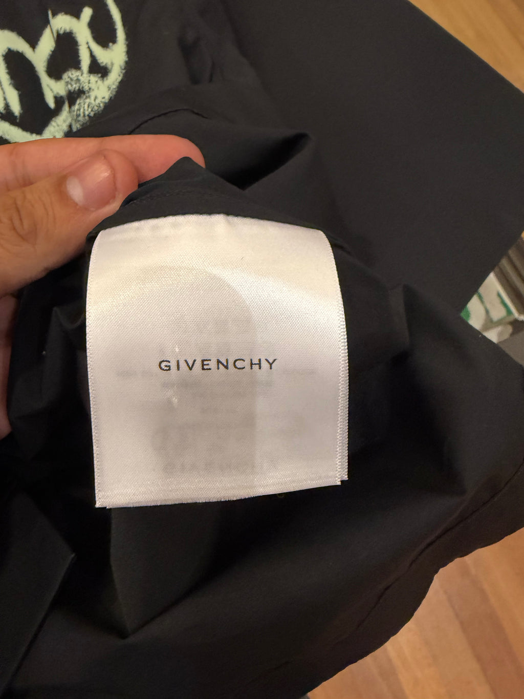 Givenchy Camp Collar Button
Up - Black