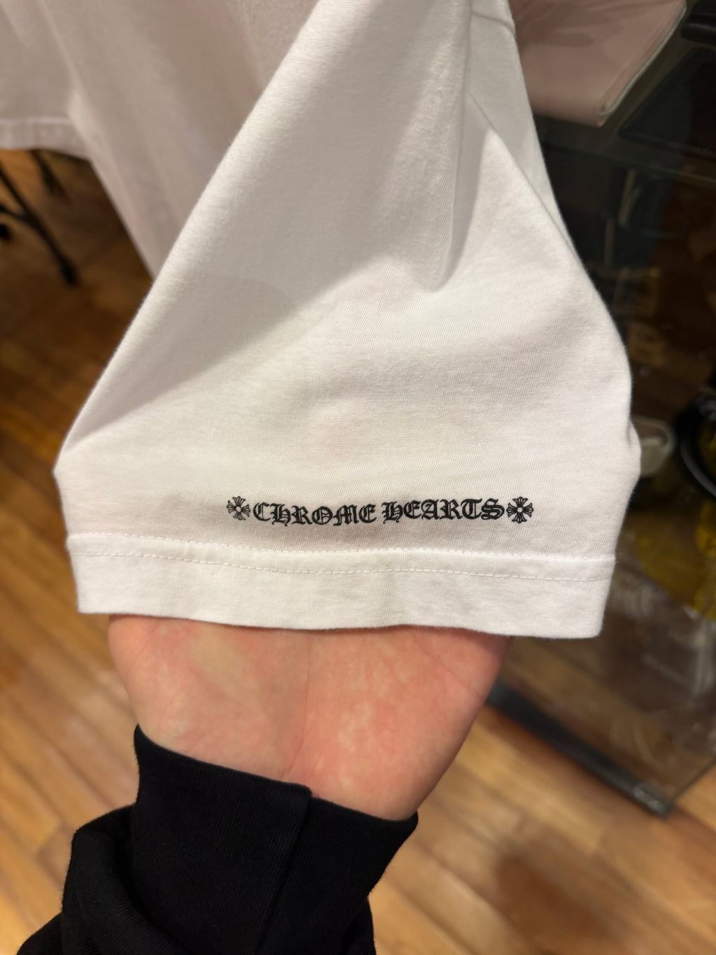 Chrome Hearts Horseshoe Logo Pocket Tee - White