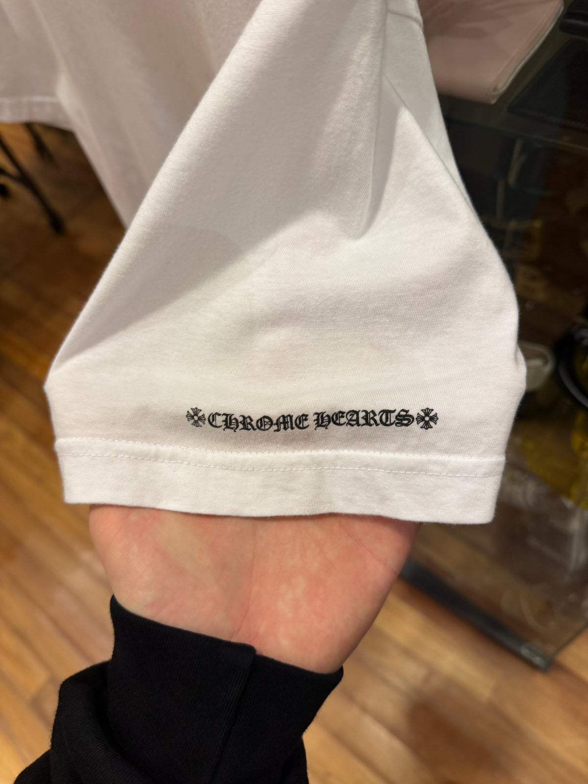 Chrome Hearts Horseshoe Logo Pocket Tee - White