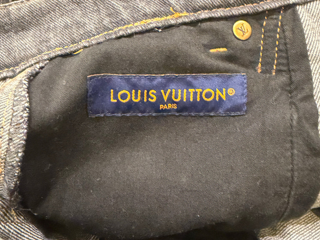 Louis Vuitton Flower Monogram Jeans