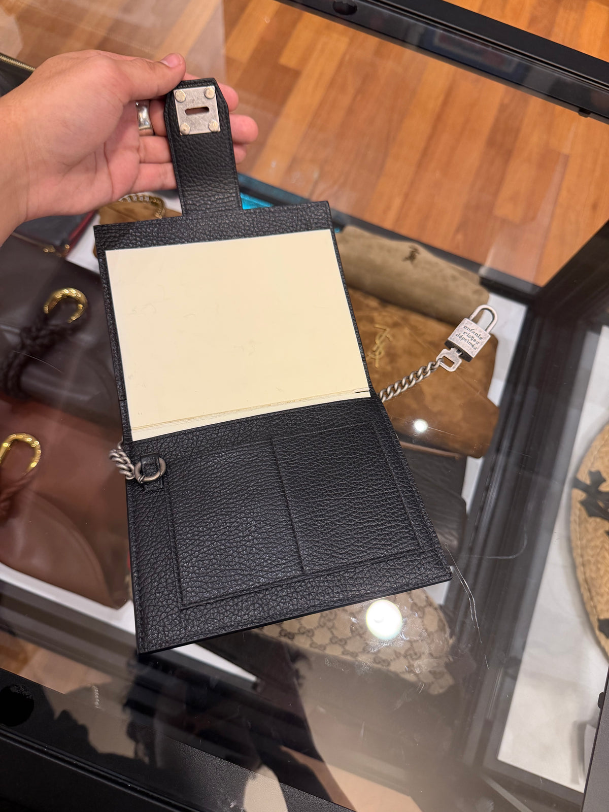 Enfants Riches Déprimés Only One Padlock Agenda Wallet - Black