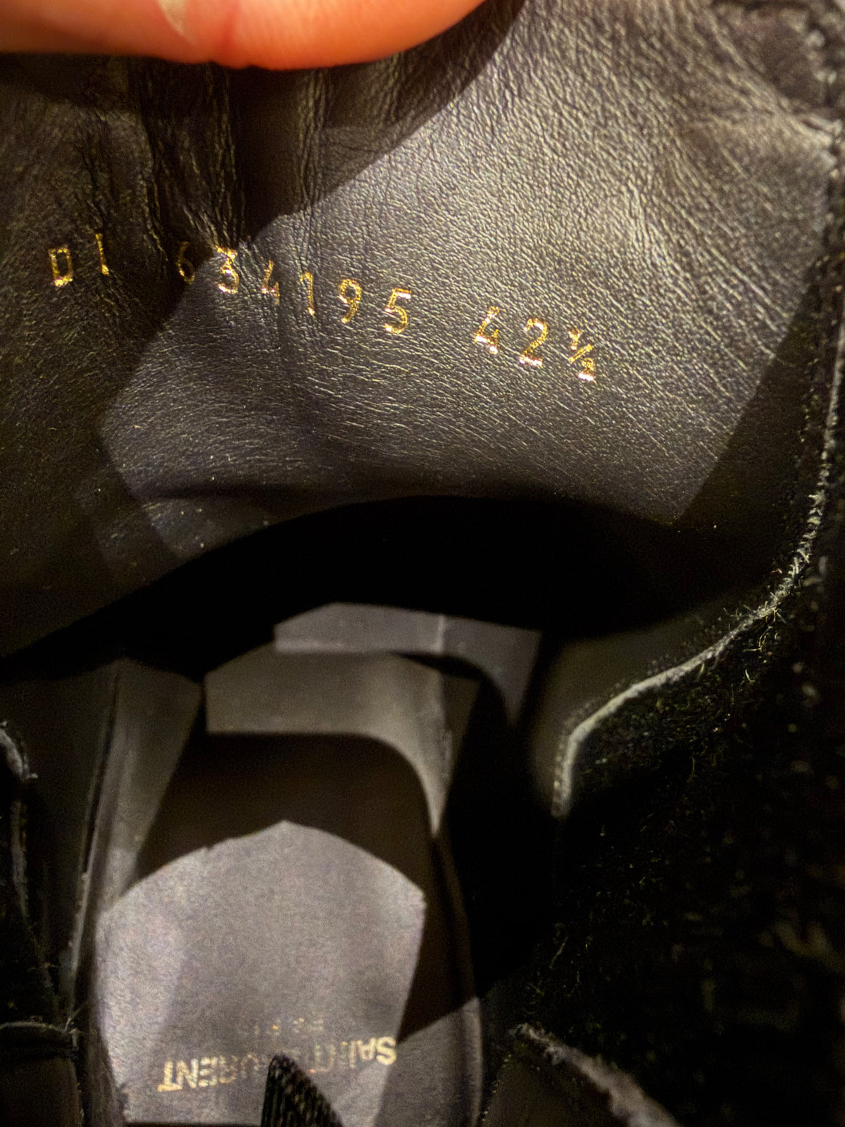 Saint Laurent Wyatt Chelsea Leather Boot