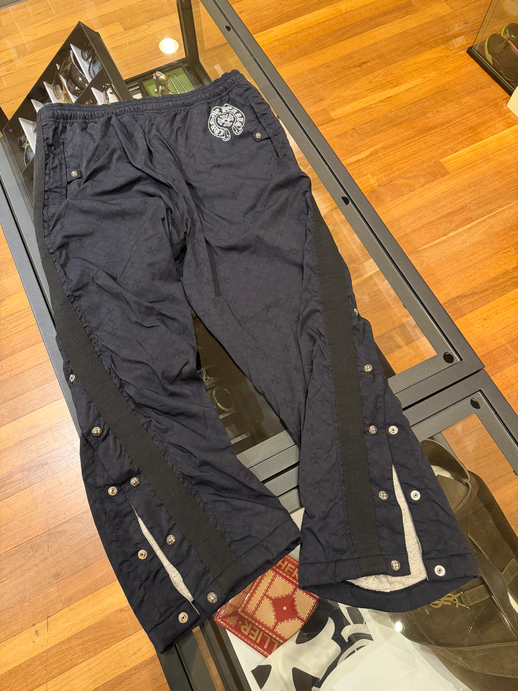 Chrome Hearts Monogram Snap Track Pants