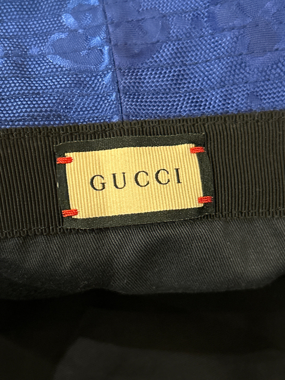 Gucci GG Monogram Bucket Hat - Blue