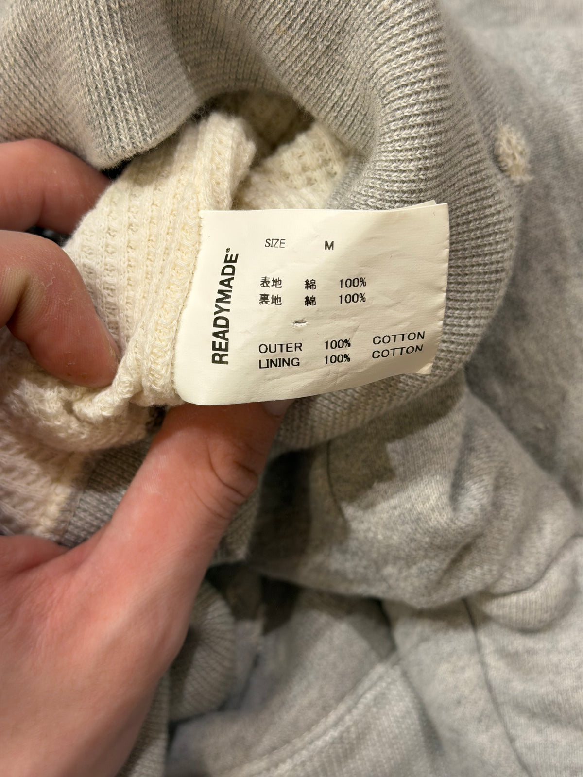 Readymade Distressed Double Face Sweatshirt
