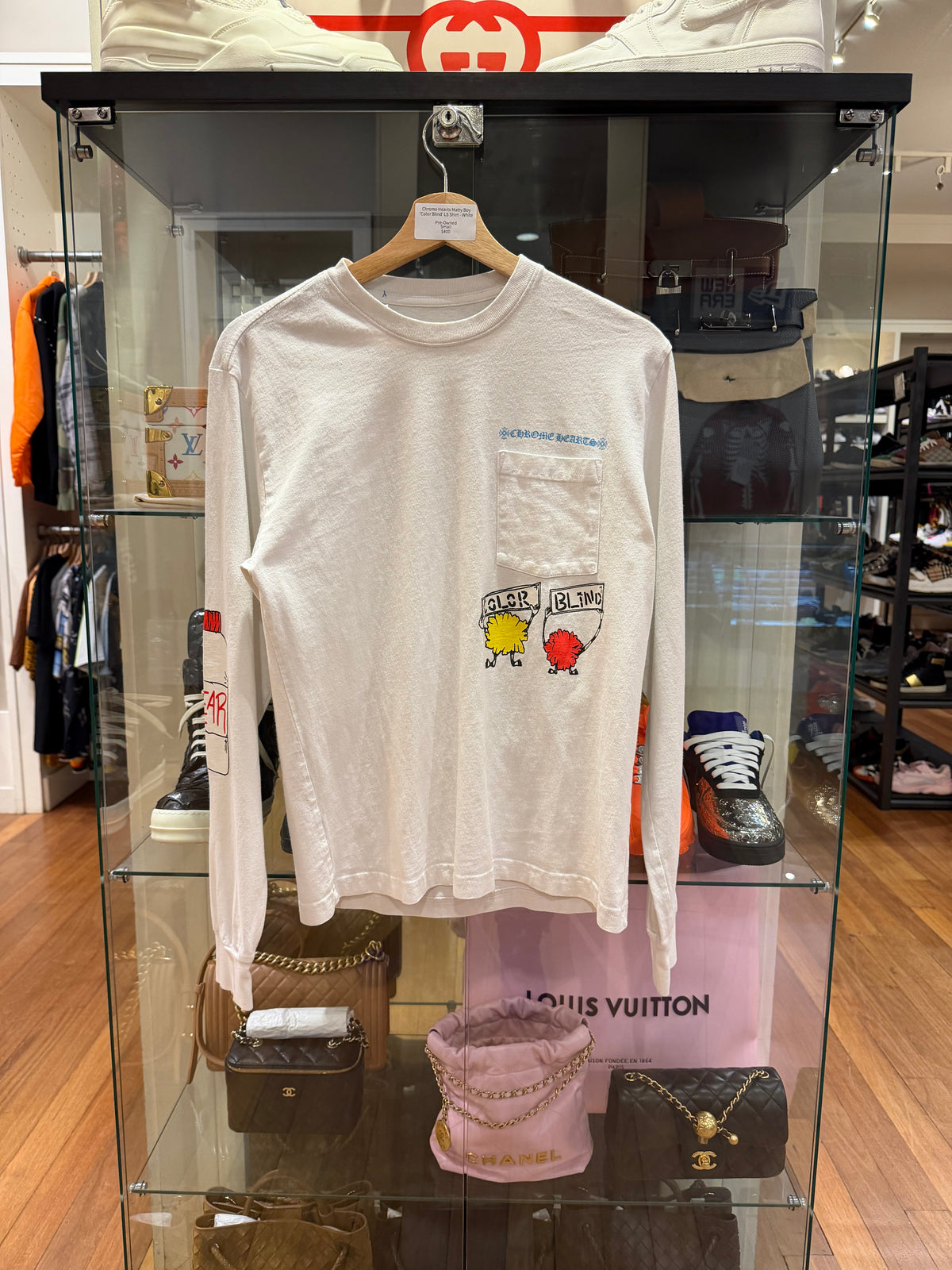 Chrome Hearts Matty Boy
'Color Blind' LS Shirt - White