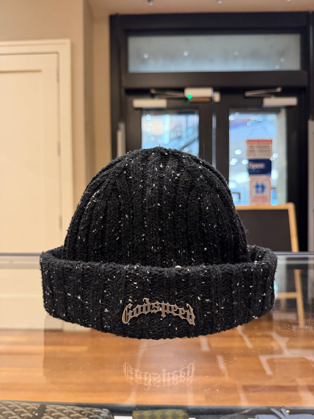 Godspeed Og Logo Emblem Beanie - Oreo