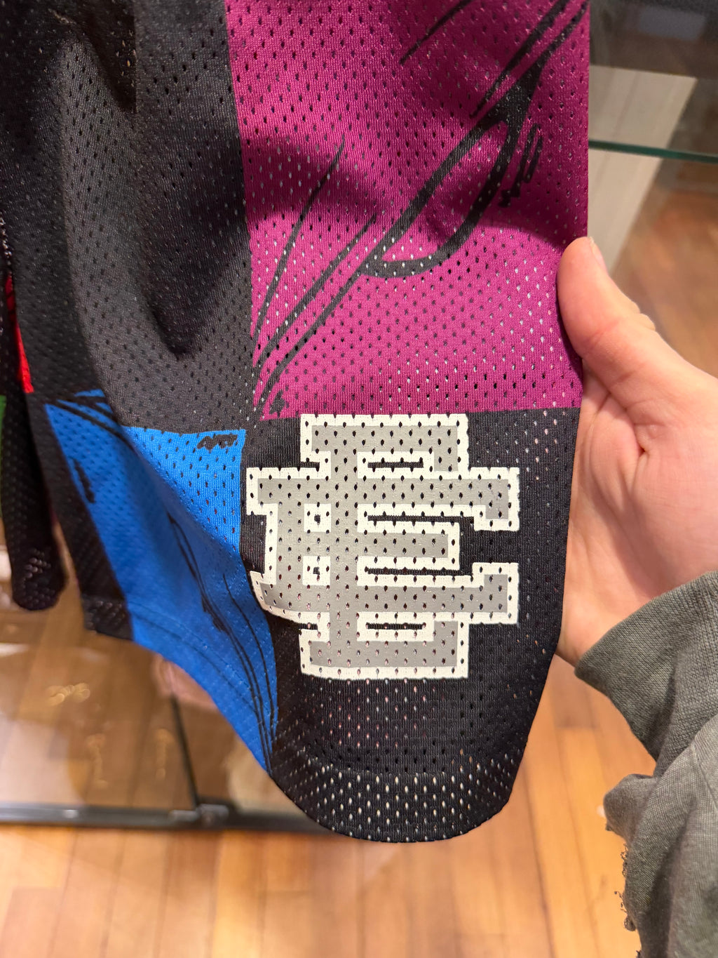 Eric Emanuel x Matty Boy Mesh Multicolor Shorts