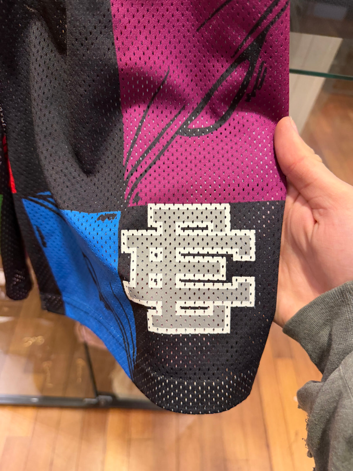 Eric Emanuel x Matty Boy Mesh Multicolor Shorts