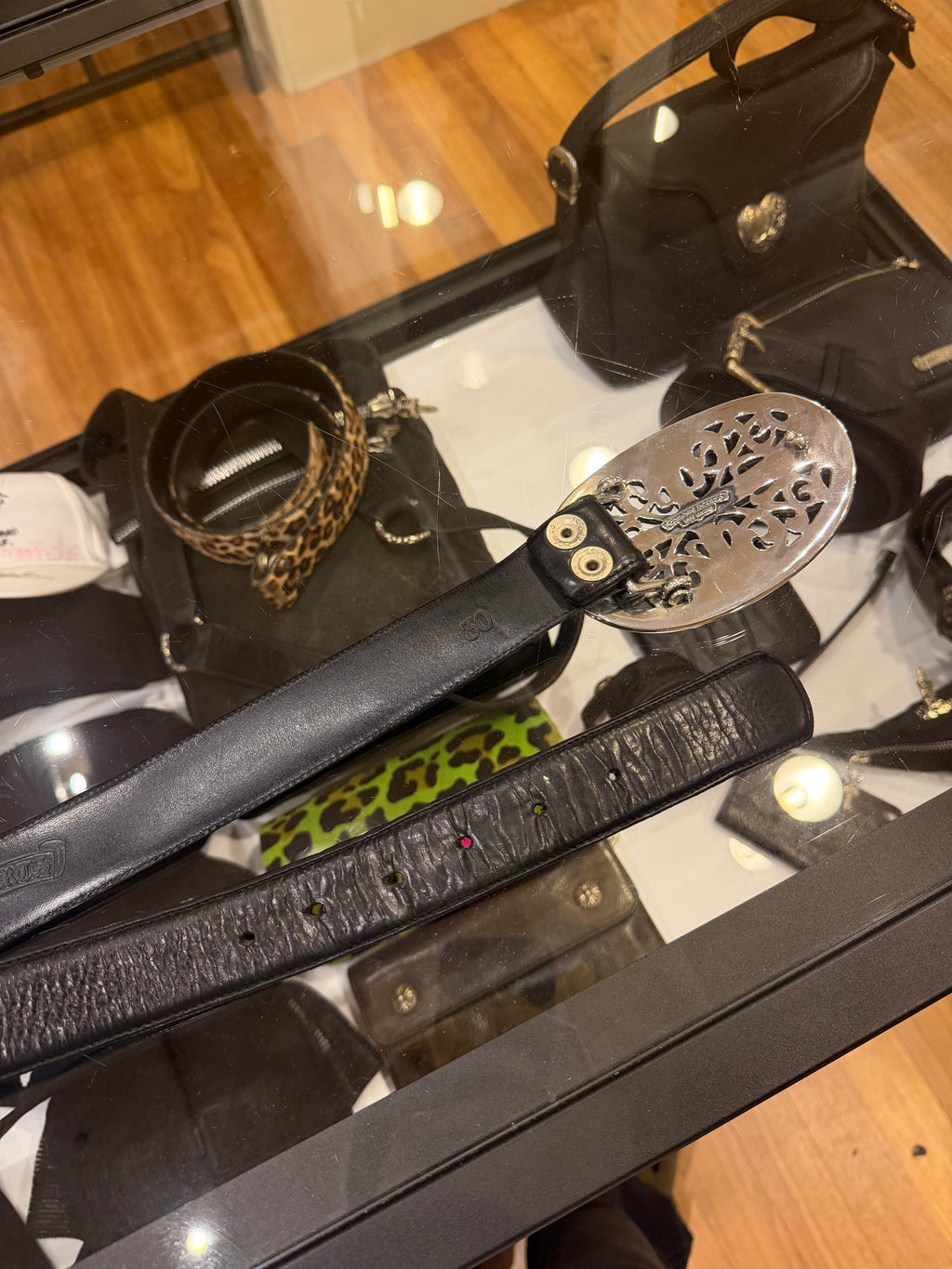 Chrome Hearts XL Oval Buckle Belt