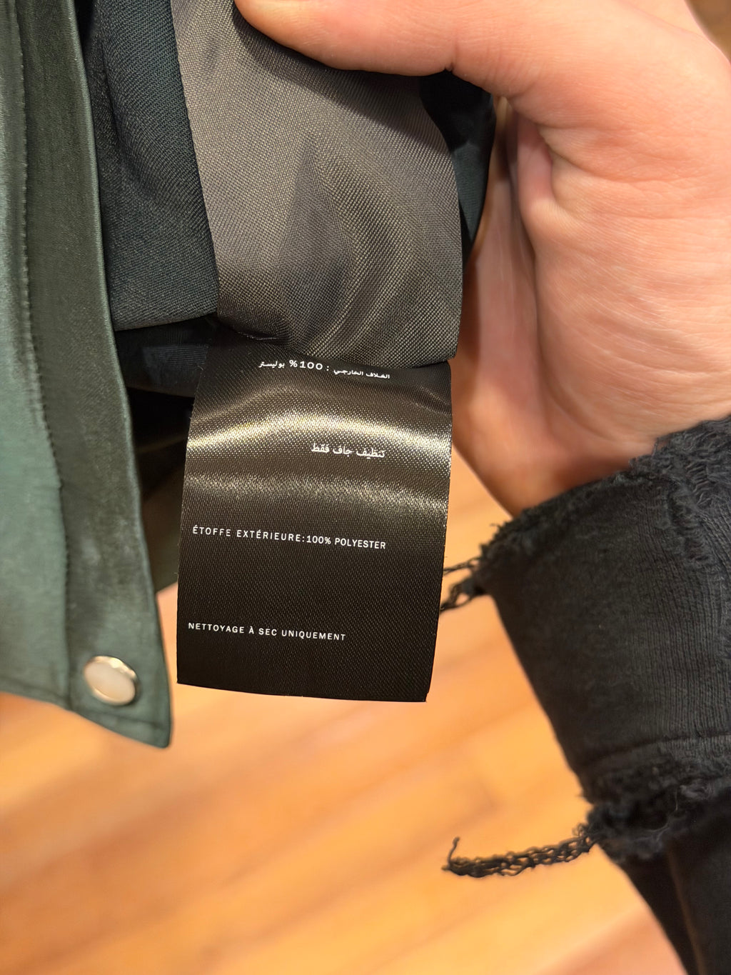 Kith & Kin Washed Satin Landon Souvenir Shirt