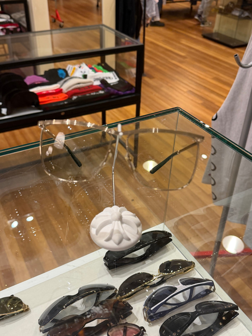 Gucci Gold Thin Frame Glasses