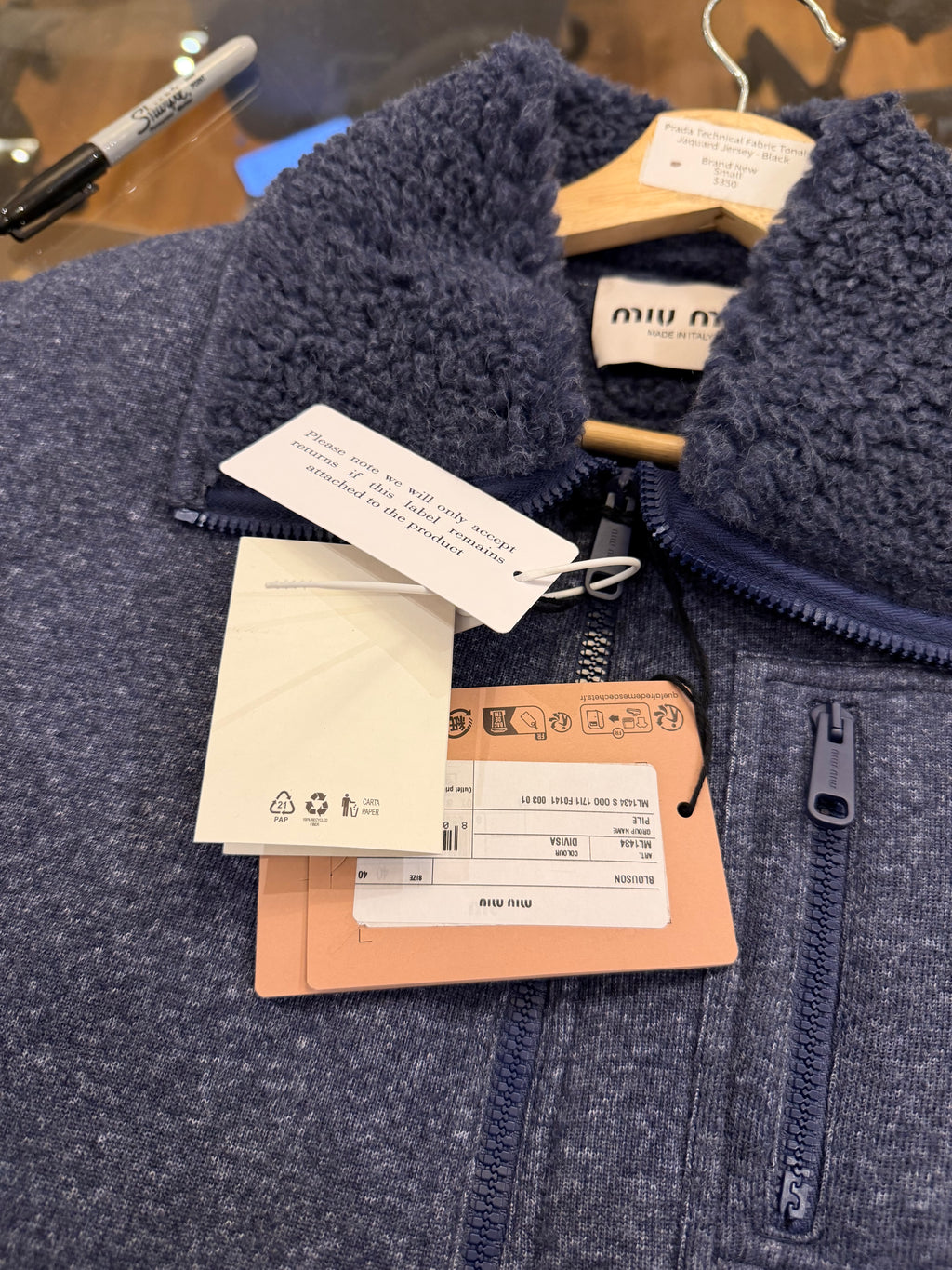 Prada Technical Fabric Tonal
Jaquard Jersey