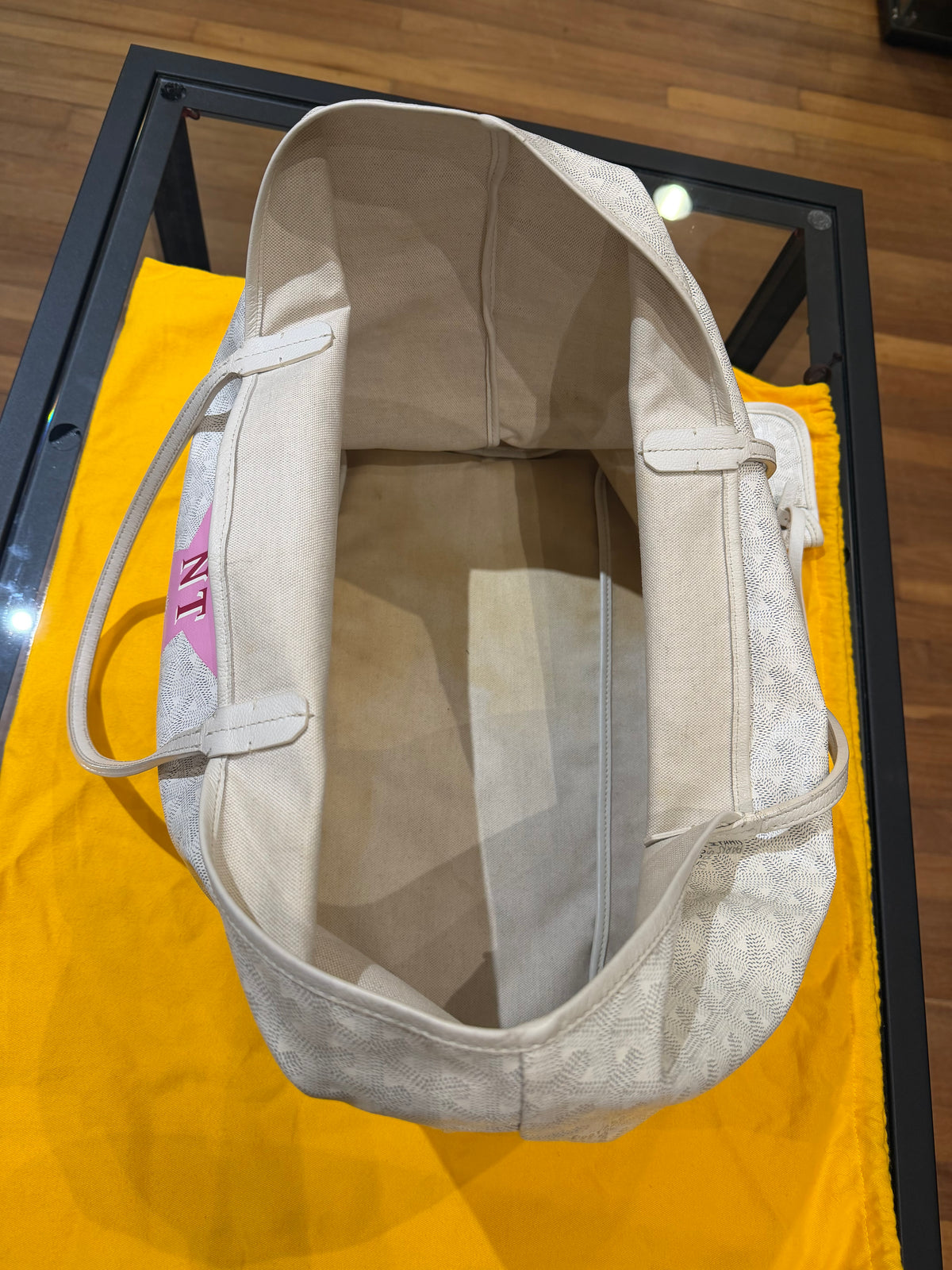 Goyard Saint Louis PM Tote Bag White