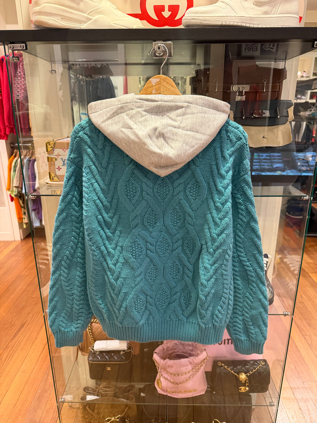Supreme Cable Knit Hoodie