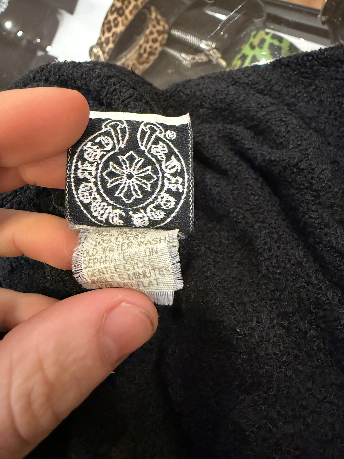 Chrome Hearts Cross Patch Turtleneck Sweater
