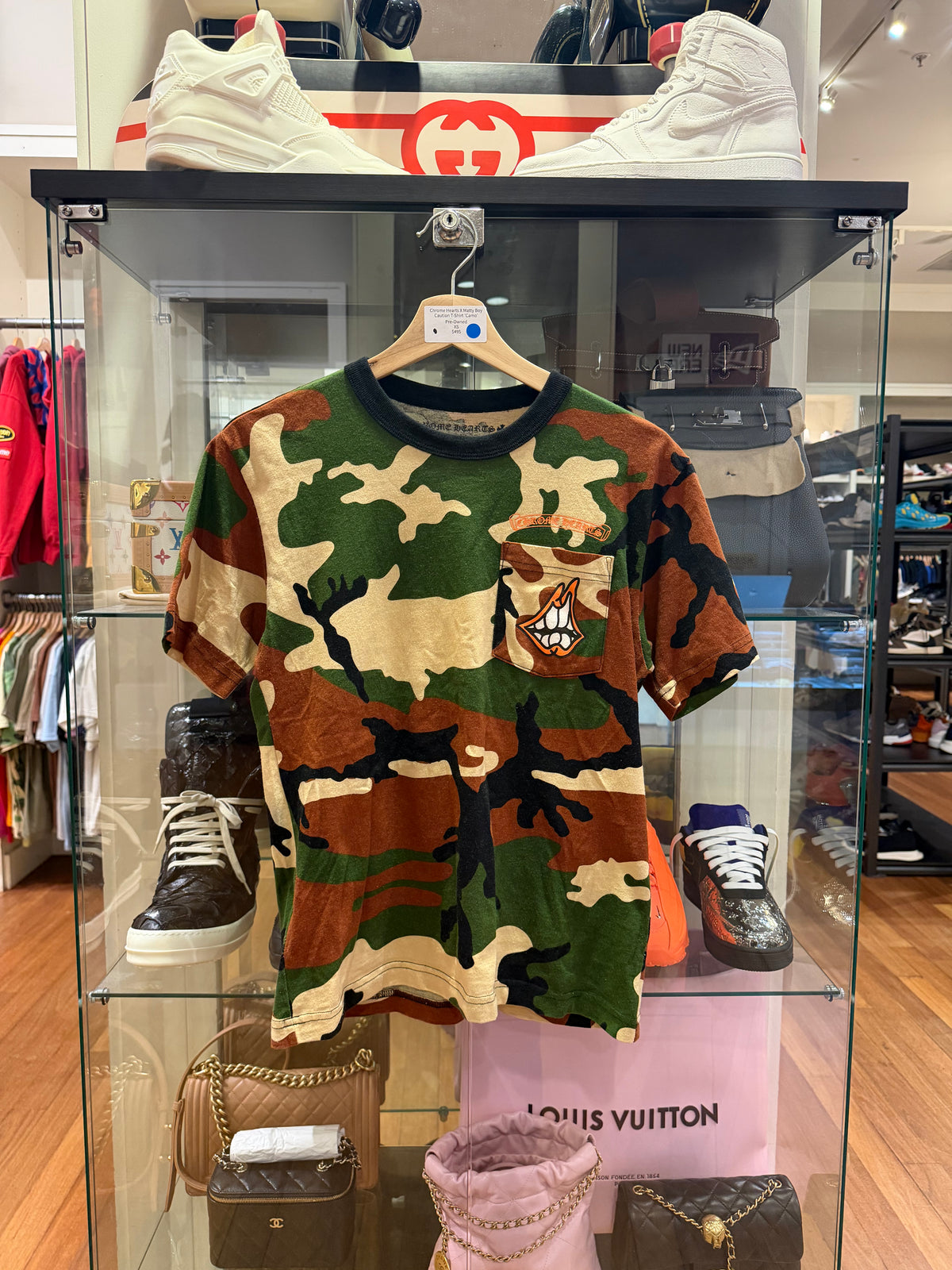Chrome Hearts X Matty Boy
Caution T-Shirt 'Camo'
