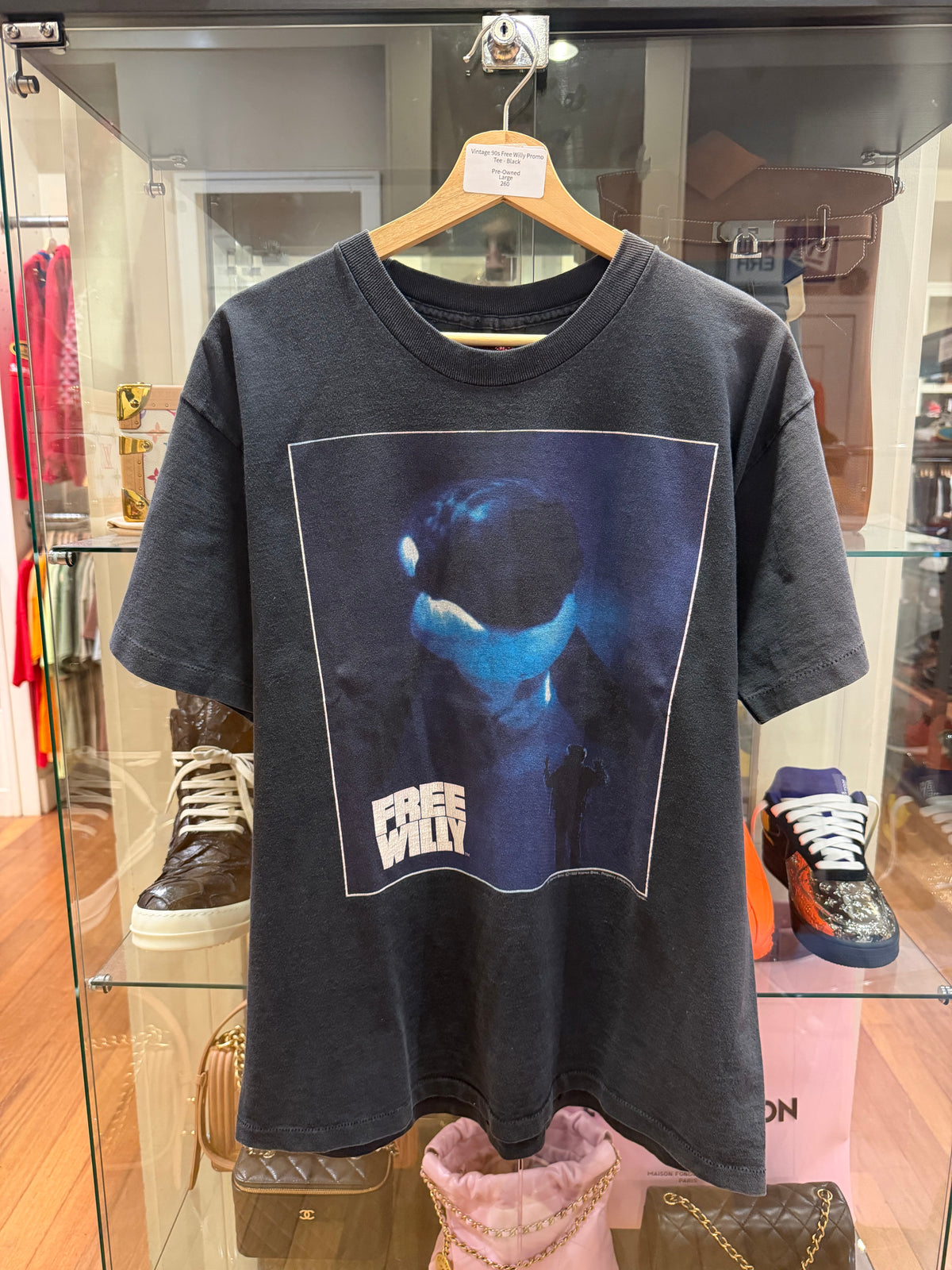 Vintage 90’s Free Willy Promo Tee - Black