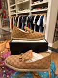 Gucci Fria GG Canvas Horsebit Espadrilles
