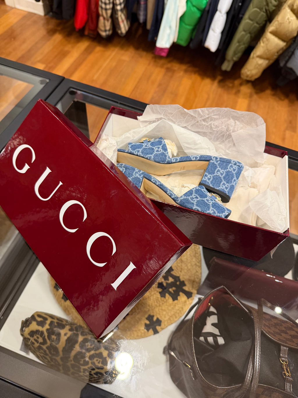 Gucci Women’s Slide Sandal With Horsebit - Blue
