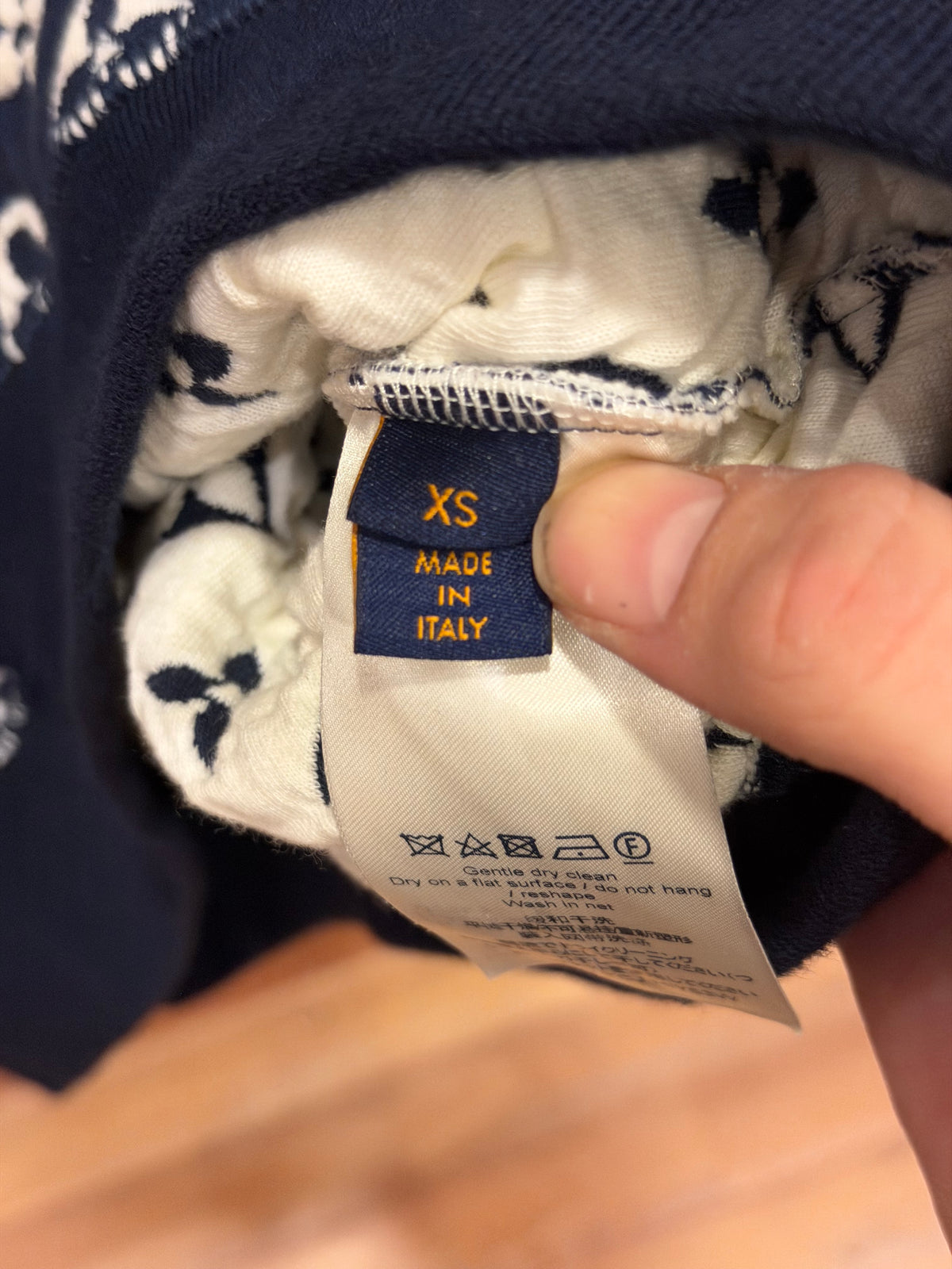 Louis Vuitton Jacquard Crewneck - Navy